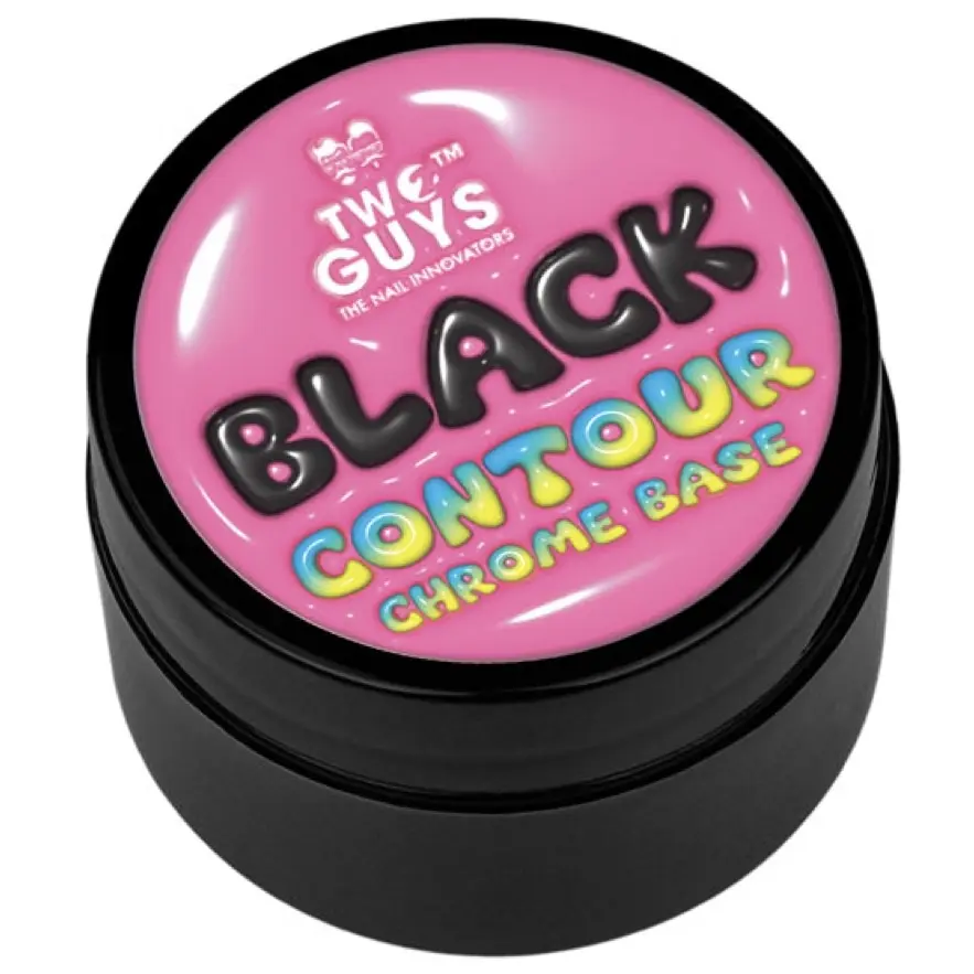 2GUYS NAIL BLACK CONTOUR CHROME BASE 2GUYS NAIL BLACK CONTOUR CHROME BASE