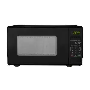 Mainstays 0.7 Cu ft Countertop Microwave Oven, 700 Watts, Black, New