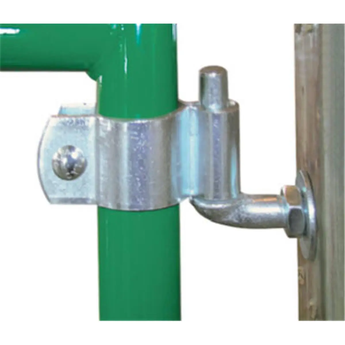 212 MAIN Co-Line 7120-200-KIT Locking Gate Hinge Kit - 2 in. Metal Clamp, Includes Round Tube Bolts, Fits Gates with 2 in. O.D. Round Tube, Sailing Water Sports Accessory, Locking Hinges