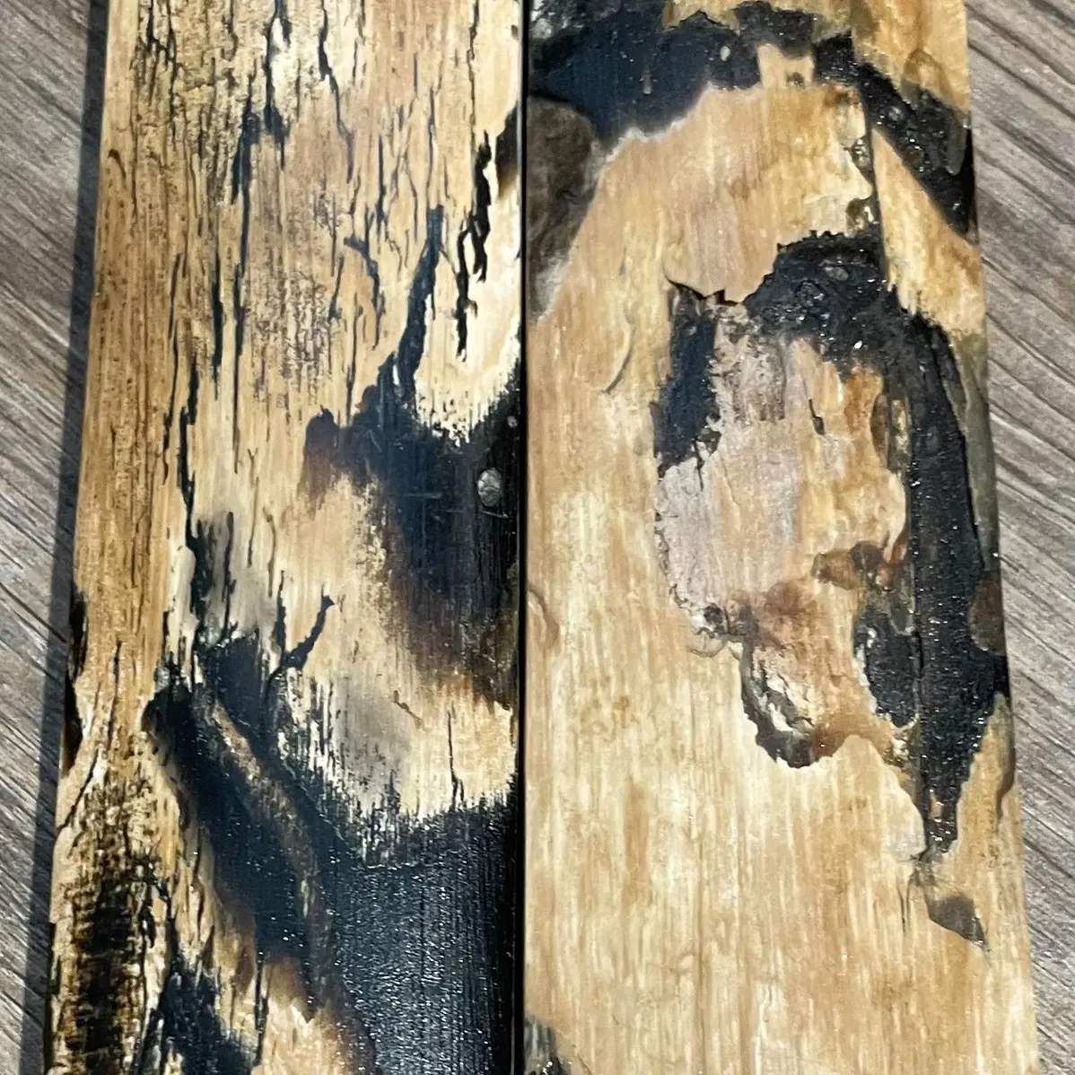 Mammoth Knife Handle Material