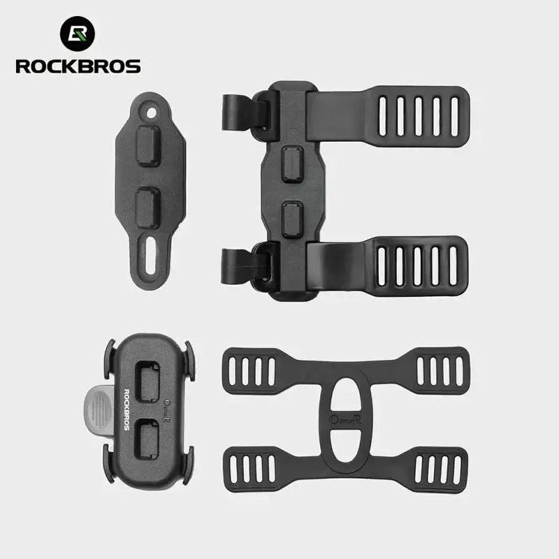 ROCKBROS Magnetic Strap-Type Bike Water Bottle Cage with Universal Fit and Secure Grip, Cycling Gear for Long Rides, Easy Installation, Most Bicycle Types, Strap-Type Design