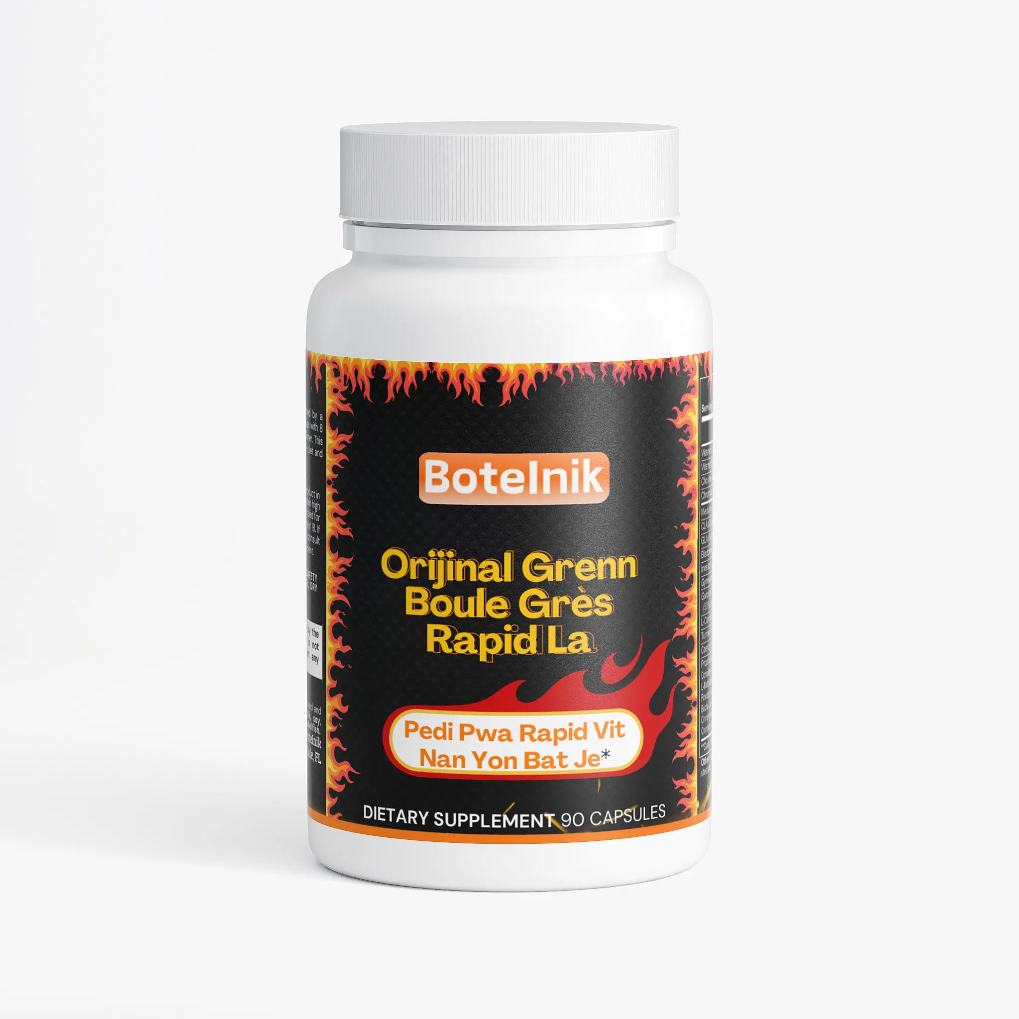 BoteInik Original Green Boule Gres Edible Capsules - Natural Dietary Supplement with Essential Nitrite, MCT Benefits for Fitness & Healthcare Support