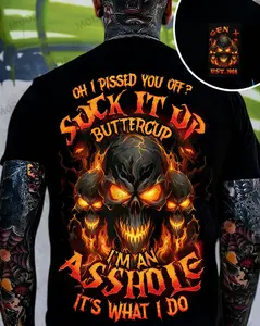 Chaosmoda Generation X Oh 1 Pissed You Off? Custom Year Skull T-shirt