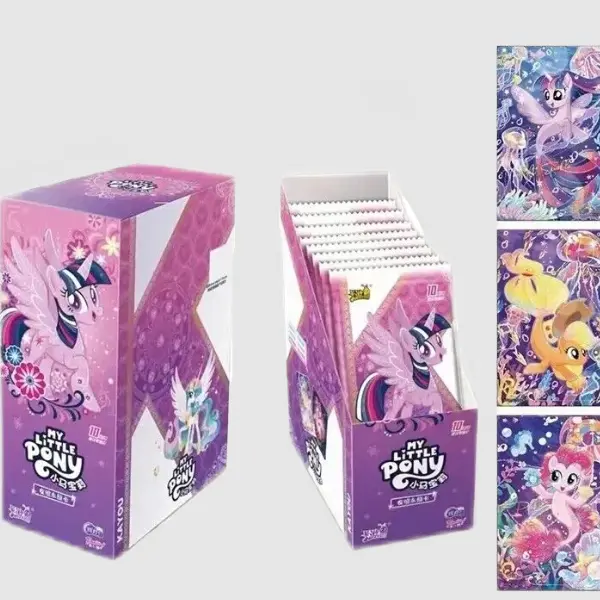 My Little Pony CCG Generation 6 Moon Box Collectible Multipack - 108 Non-Sports Trading Cards, Chinese Version for Collectors, 108 Cards
