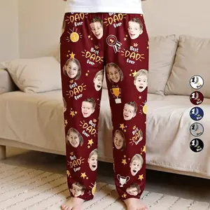 Custom Photo Pajama Pants: Personalized Pet Portrait, Comfy Loungewear