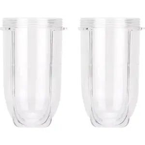 2 PCS Replacement Cups For Magic Bullet Replacement Parts 16OZ Blender Cups Jar compatible with 250W Magic Bullet MB1001 Series Juicer Mixer