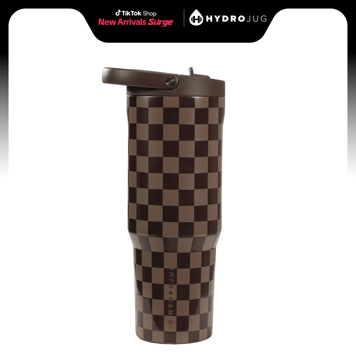 HydroJug Sport | Portable Leak-Proof Water Bottle with Flip Straw & Handle