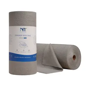 NT Dreams Blue (8In*8In*20Pcs/Roll) Reusable Microfiber Cleaning Cloth Roll - 75 Pack, 12"x12" Tear-Away Design, Quick Dry, Ultra Absorbent & Scratch-Free Towels, Washable Multi-Purpose Rags for Kitchen, Car, and Eco Friendly Home Cleaning Glass Wipes