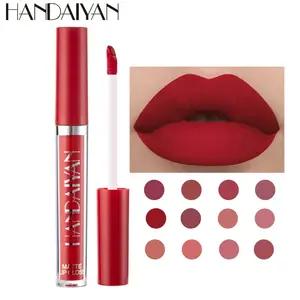 Matte Liquid Lipstick Set, Long-Lasting Waterproof Non-Stick Cup, Perfect Gift for Halloween Christmas Carnival Valentine's Day, Cosmetic