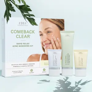Comeback Clear Rapid Relief Acne Banishing Kit Skincare Repair Skin Repair Cleanser Facial