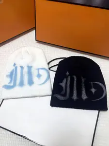 Unisex Y2K Style Knit Beanie Hat, Warm Fashion Accessory for Fall & Winter, Streetwear Inspired Design, Perfect for Outdoor Activities