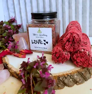 Love/Aphrodisiac Loose Herbal Incense w/ burner and coal