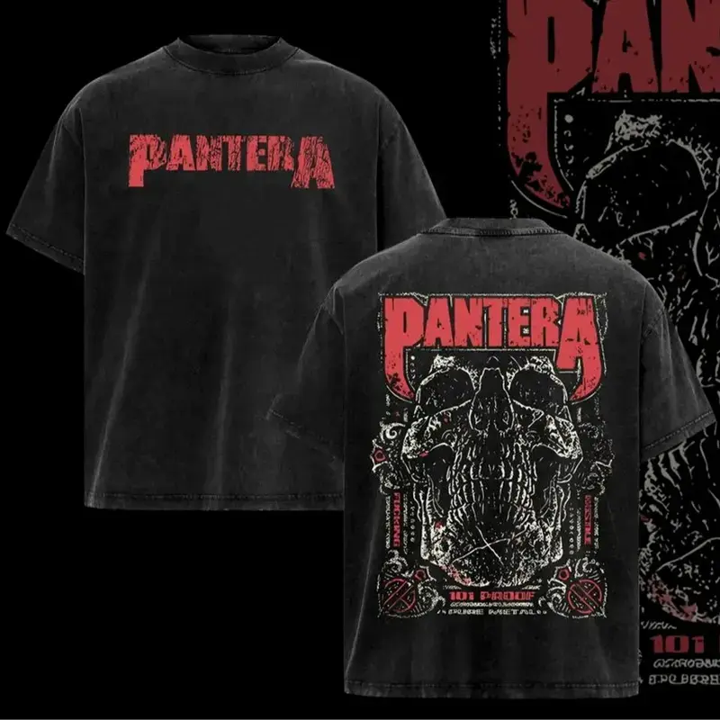 VINTAGE Pantera Shirts Unisex Adult Proof Skull T-Shirt. Music Graphic Tee, Rock Band Shirt, Retro Music Tee, Rock Music Lover Shirt, Vintage Band Shirts Casual Comfort Cotton Fabric Fit Top Tshirt