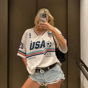 [Custom any Request] Custom All Country USA Soccer Unisex Jersey Shirt, Retro Football Jersey, Personalized Name & Number Soccer Top, WC 2026 Fan Apparel, Unisex Game Day Gift Jersey, Soccer Fan Gift for Men and Women, Menswear Womenswear