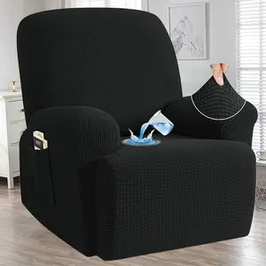 Elastic Sofa Covers: Waterproof & Solid Color, Fits All Seat Sizes, Ultra-Soft for Comfort, Pet-Resistant & Machine-Washable, Enhances Home Style, Stretch Sofa Cover