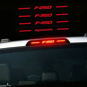 PVC Brake Light Stickers for Car Exterior Components - Compatible with Ford F-150, F-250, F-350, F-450, F-550, Land Cruiser Models