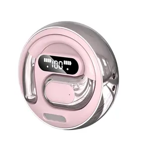 PAVUN Open Ear Headphones Outside The Ear Wireless Ear Hanging Bluetooth Headset,built-in microphone,LED power display,Ows Over The Ear Open Ear Buds Earbuds Outside The Ear Headphones Bone Air Conduction Earbuds