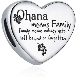 Merch Charm Fit for Pandora Charms Bracelets Love Heart  Charms Gifts For Fans