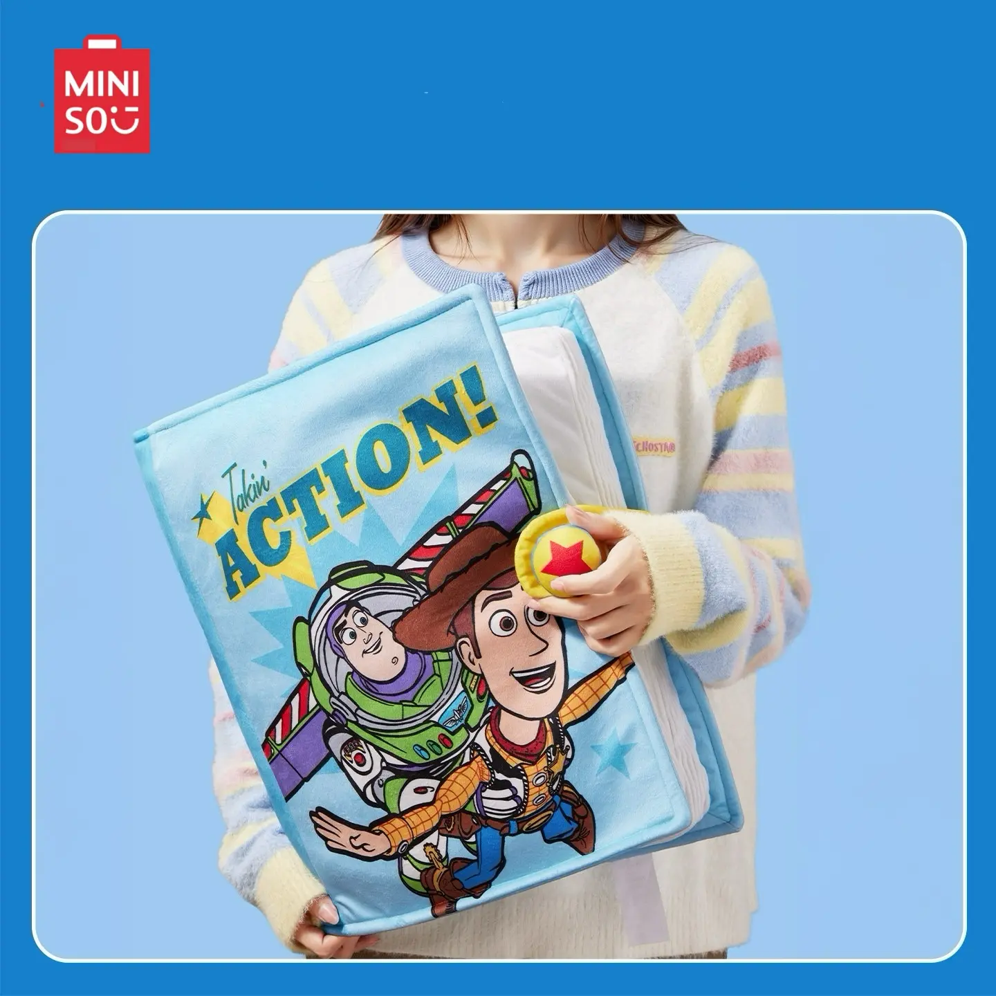 Disney Pixar Comic Book Style Throw Pillow Soft & Cozy Cushion for Kids Teens & Fans Perfect for Sofa Bed Playroom Reading Nook & Gift#Summervibes, Back To School