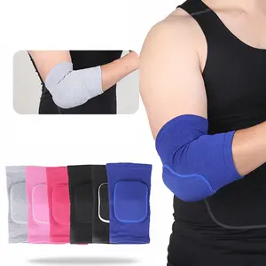 1Pair Compression Elbow Pads Arm Brace Support Gear Fitness Volleyball Basketball Breathable Elbow Wraps Elbow Compression Sleeve Sports Sleeve