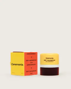 Ceremonia Dry Shampoo with Arrowroot - Oil-Absorbing, Volumizing, Non-Aerosol Powder for a Healthy Scalp