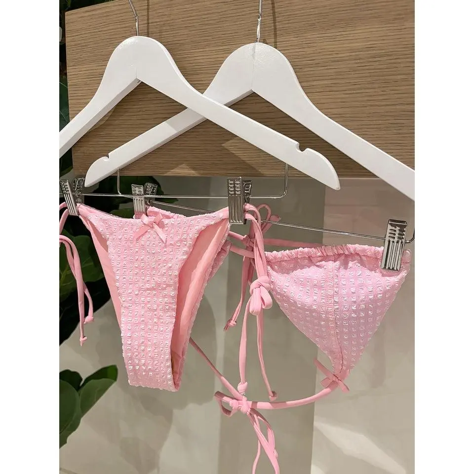 Baby Pink Gingham Bikini