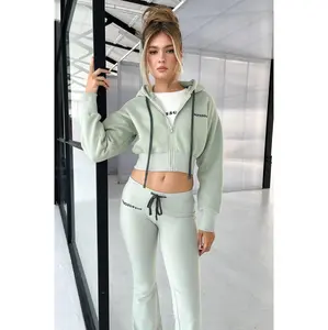 Bamba Cropped Jacket - Sage