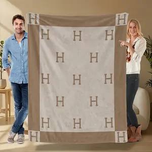 Blanket + Travel Blanket + Couch Throw H-Blanket MultiUseBlanket CozyLifeSingle for Airconditioning Sofa Nap Cooling UltraThin Portable Luxury Material