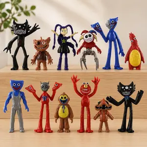 Bobby Playtime Figure Set 3-4in, Smiling Critters Prototype Lily Lovebraids Huggy Wuggy Mini Figures, Gamer Gift, Horror Game Action Figures