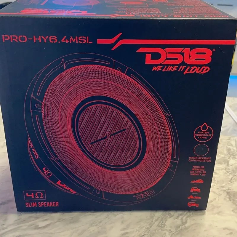 This is a PAIR DS18 PRO-HY6.4MSL Car Audio Speaker with CarPlay Android Auto Adapter, Touchscreen Car Stereo for Android Vehicles