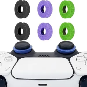 Six-Pack Precision Grip Rings for Ps4, Ps5, Xbox One, Xbx, Switch Pro, Scuf Controllers, //, Aim Assist Motion Control