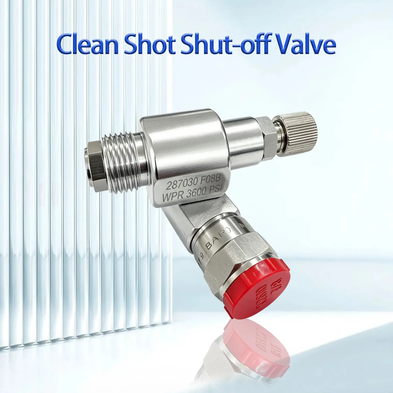 287-030 Clean Shot Shut-off Valve Swivel Joint, Thread Spray Gun Paint Sprayer Adapter, Airless Paint 7/8-Inch 180 Degree Rotation With Control Valve, for High Pressure Airless Paint Spray Gun Swivel Joint