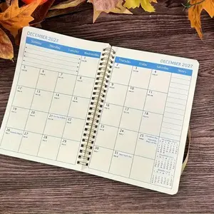 2026-2028 3-Month Spiral Planner Bundle, Durable Hardcover with Floral Design, Golden Glitter Accents, Monthly Tabs, Student Study Calendar