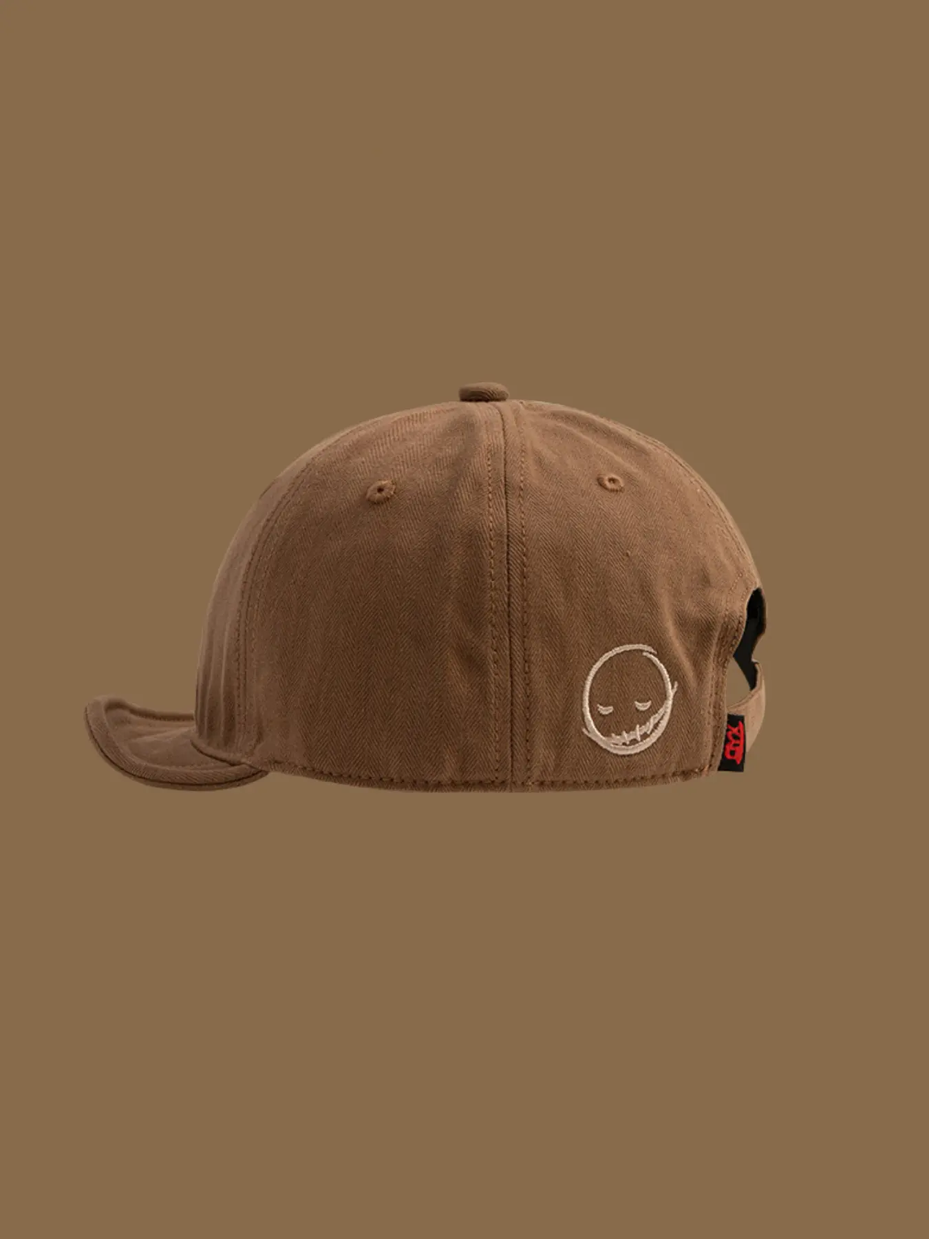 Short Brim Soft Top Smiley Face Embroidered Baseball Cap, Washable Cotton Sun Hat, High Quality Hat, Casual Everyday Wear, Casual Summer Hat, Versatile Shade Hat, Embroidery Hat