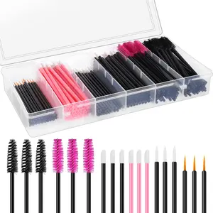 270 PCS Disposable Makeup Applicators Tools Kit, Makeup Artist Must Haves 70 Disposable Eyeliner Brushes 100 Mascara Wands 100 Lipstick Applicators for Christmas Gifts Mother's Day Gifts springtok