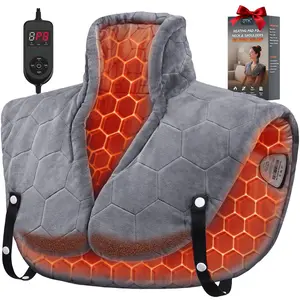 Heating Pad for Neck and Shoulder, Far infrared Heating Pad for Pain Relief, 4H Auto Off,  24"X20"