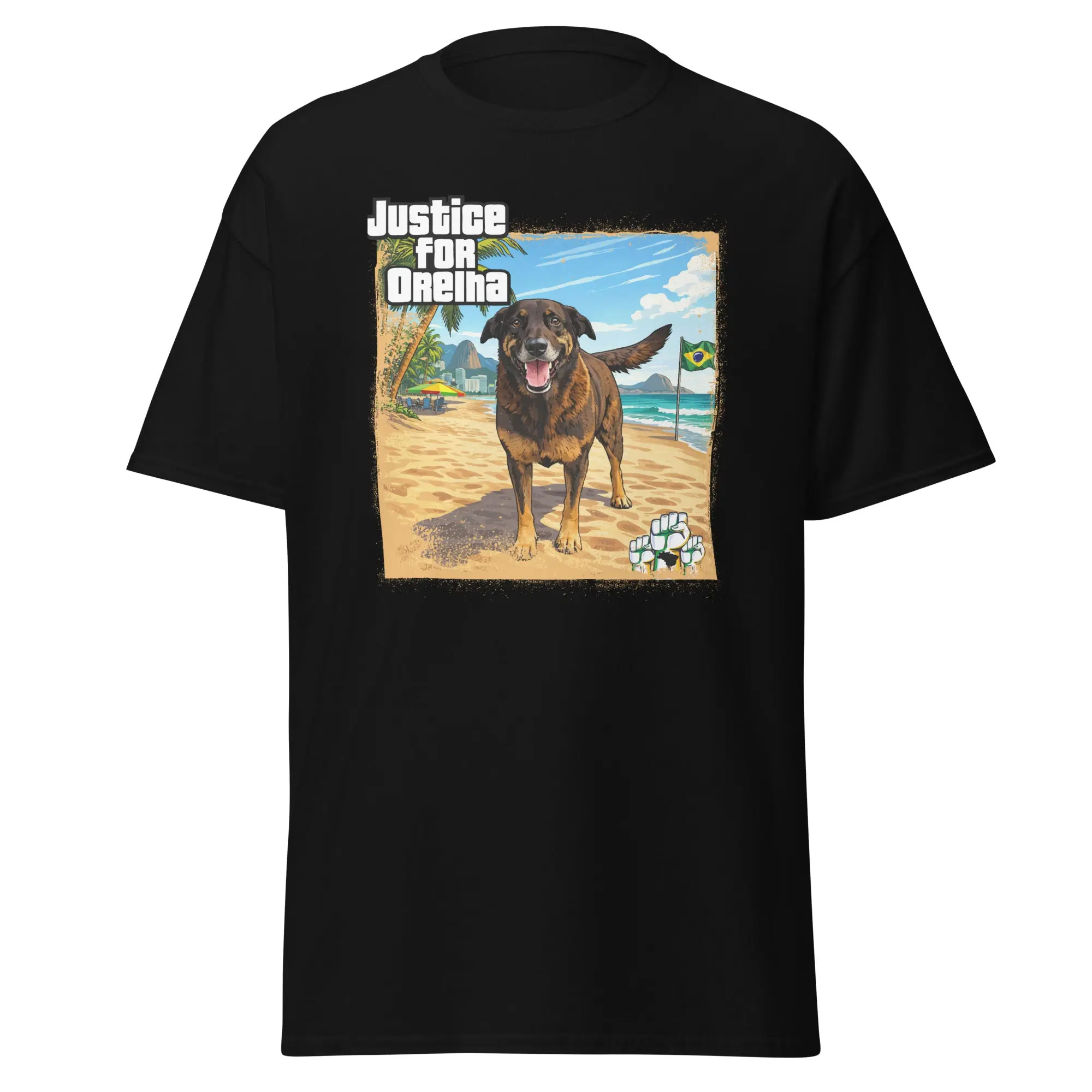 Justice for ORELHA the ear dog T-shirt