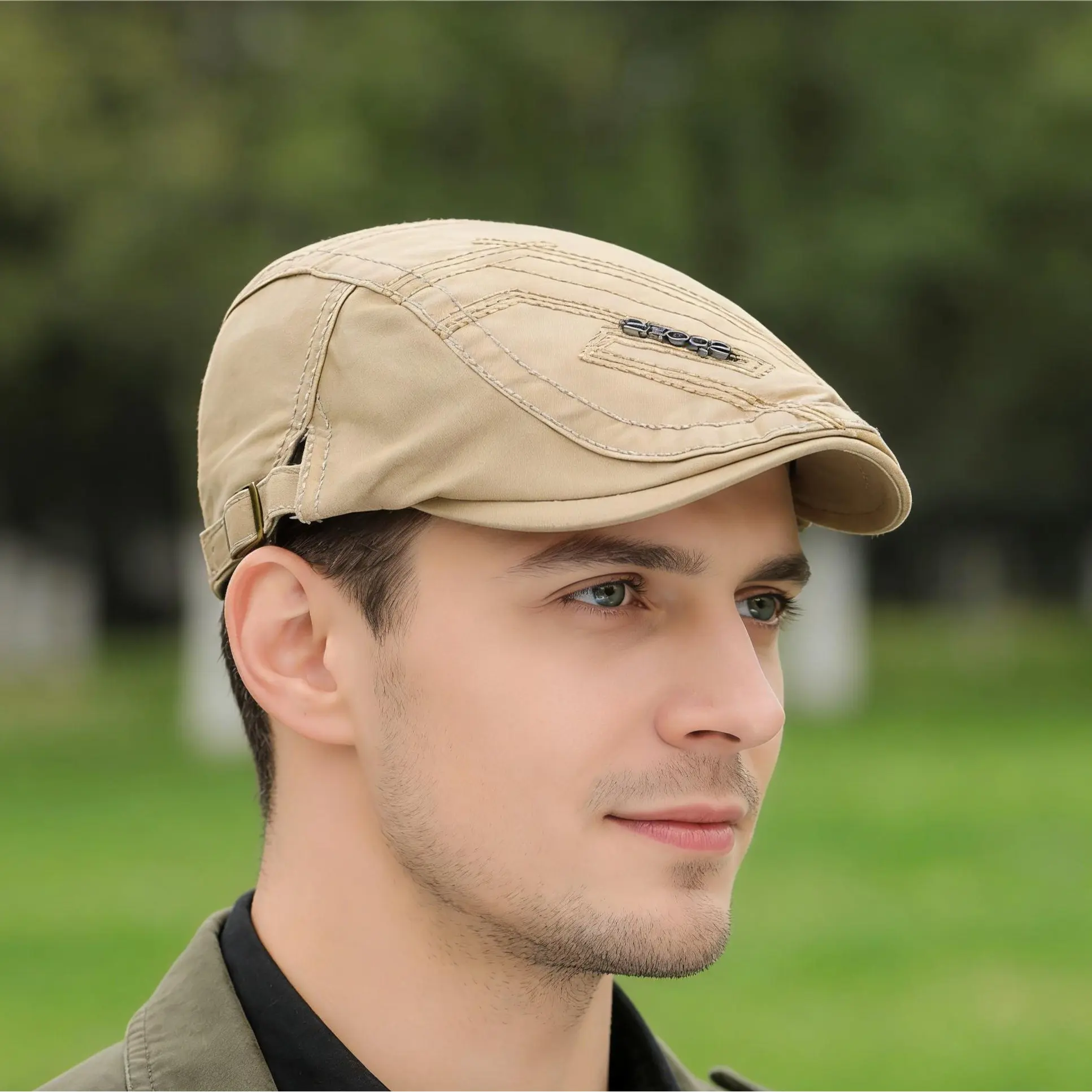 Men's Hats Outdoor Travel Baseball Cap British Style Forward Beret Versatile Sun Hat for Summer Adventures Streetwear Cap