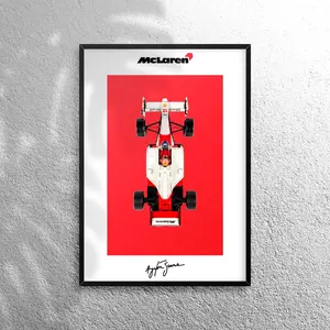 McLaren MP4/4 Ayrton Senna Poster