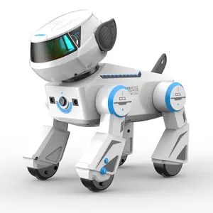 [FREE SHIP!]Interactive Gesture Control Robot Dog with LED Light-Up Eyes ControlInteractive Gesture Control Robot Dog, AI Programmable RC Toy with LED Eyes - Singing Dancing Recording Bluetooth Playback, STEM Educational Gift for Kids Ages 12+