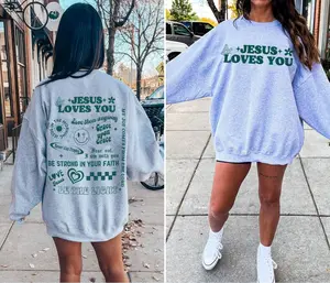 Jesus Loves You Jesus sweatshirt Jesus Apparel Jesus Crewneck Christian Crewneck Christian Sweatshirt Christian Merch Jesus Sweatshirt Chris