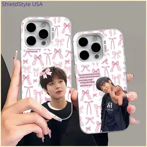Park Jihoon Yeon Si-eun Phone Case For iPhone 16,15,14,13,12,11,Pro,Max,Plus,Mini,XS,SE Anti Fall Gray Silver Matte Hard Bumper Cute Protection