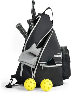 Mangrove Pickleball Bag, Men's & Women's Pickleball Backpack, Adjustable Sling Bag w/Fence Hook/Large Capacity/Safety Pocket