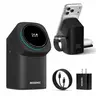 RESSONIC 3-in-1 Qi 2 Certified Wireless Phone Charger - 25W Fast Magnetic Charger Base with 45W Adapter, Automatic Night Light, Strong Mag Hold for Magsafe iPhones 17/16/15/14/13/12 Pro Max, AirPods, Galaxy Watches