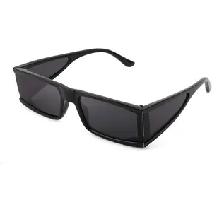 EyeconicFinds Cool Futuristic Rectangular Sunglasses Cyber Men Women Punk Style Cosplay Sun Glasses B2739