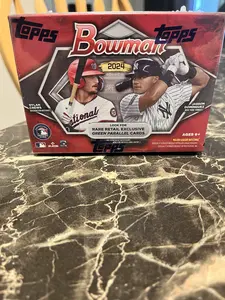 TOPPS BOWMAN 2024 BASEBALL TRADING CARDS BLASTER BOX