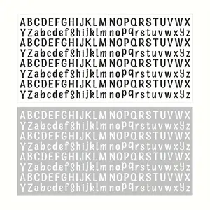 10 Sheets 0.5 Inch Self-Adhesive Waterproof Vinyl Letter Stickers, Alphabet Stickers, Office School Home Decor, Bulletin Board Decals