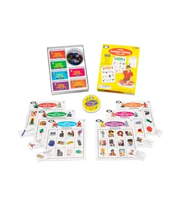 Super Duper Webber Problem Solving Photo Lotto Game for Kids – Speech Therapy & Special Education Learning Toy, Builds Inferencing, Sequencing, Logic & Reasoning Skills – 192 Cards, 48 Laminated Boards, Autism & ADHD Friendly, Ages 5+