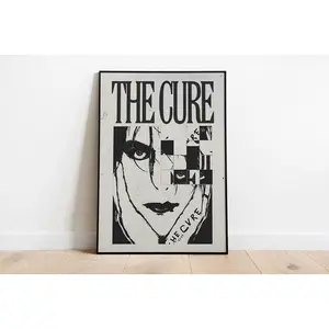 The Cure Poster Print Artist Poster Music Gift Wall Decor Room Decor