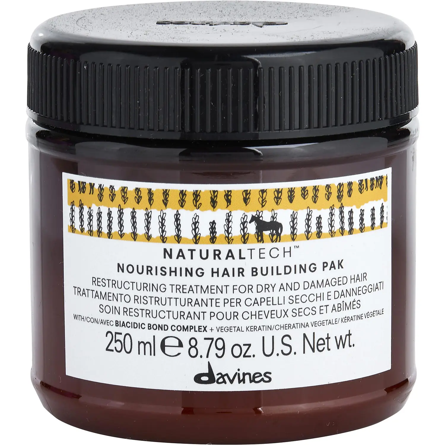 Davines By Davines Natural Tech Nourishing Hair Building Pak For Unisex